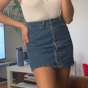 🔴Forever 21 light blue denim mini skirt